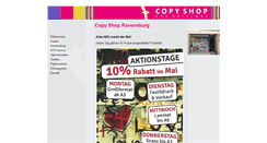 Desktop Screenshot of copyshop-rv.de