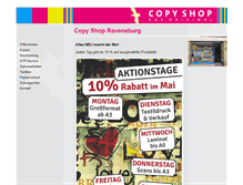 Tablet Screenshot of copyshop-rv.de